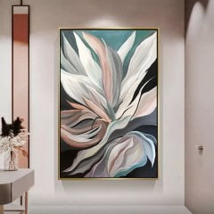 Kanvas Tuval Tablo Soyut Çiçek Kod: LK558-K