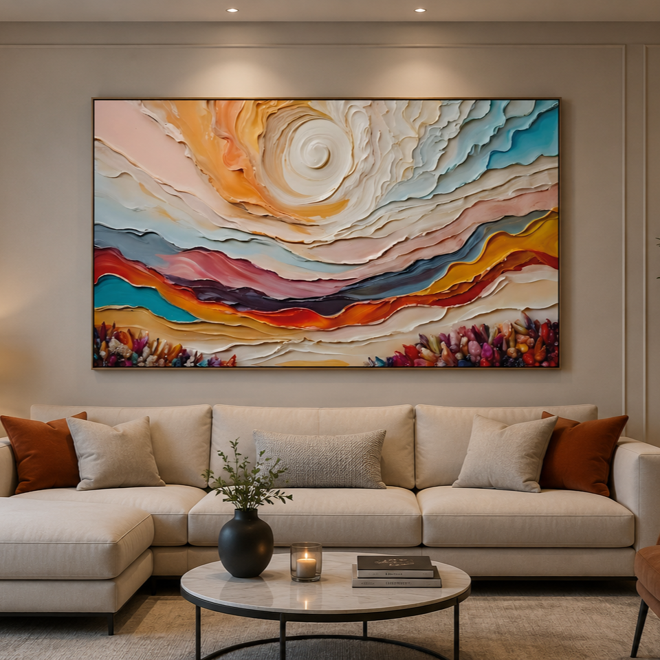 70x120cm Kanvas Tuval Tablo