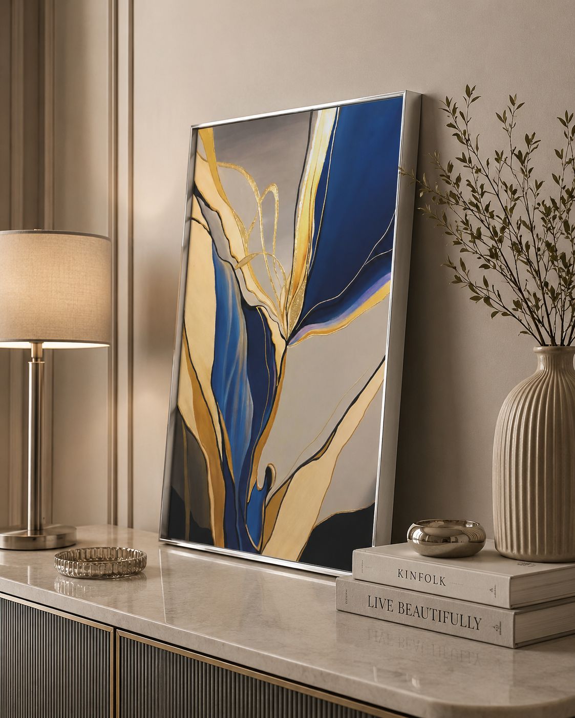 70x100cm Çerçeveli Tuval Tablo