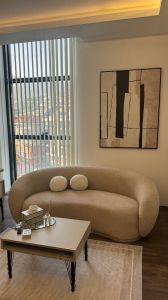 Kanvas Tuval Tablo Soyut Krem Kod: CTN61-K