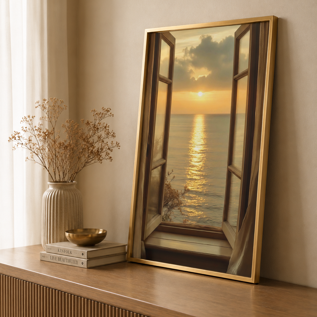 50x70cm Çerçeveli Tuval Tablo