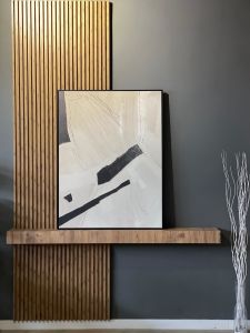 Kanvas Tuval Tablo Soyut Bej V2 Kod: LK464-K