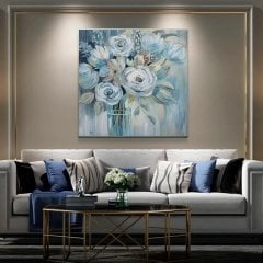 Kanvas Tuval Tablo Blue Classy  Kod: CB5524-K