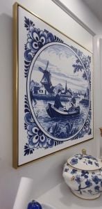 Kanvas Tuval Tablo Bleu/Blue Blanc Kod: BL48-K