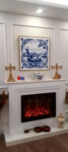 Kanvas Tuval Tablo Bleu/Blue Blanc Kod: BL48-K
