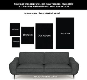 Kanvas Tuval Tablo Silüetler Kod: EYL153