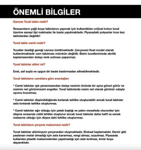 İkili Kanvas Tuval Tablo