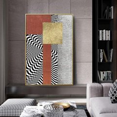 Kanvas Tablo Pudra Gül Kod: K5147 90x90cm Kanvas Tablo - Altın Metal Çerçeve-