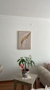 Kanvas Tuval Tablo Gold Feather Kod: EYL03