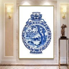 Kanvas Tuval Tablo Blue Blanc Kod: BL98-K