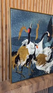 Kanvas Tuval Tablo Abstract Stork Kod: H28-K