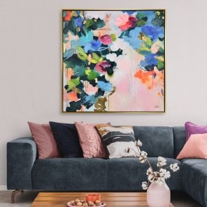 Kanvas Tuval Tablo Colourful Brush Kod: LK488-K