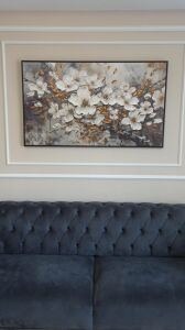 Kanvas Tuval Tablo Soyut Bahar Dalı Kod: EYL155