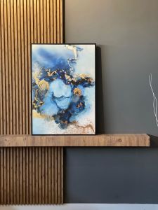 Kanvas Tuval Tablo Navy Blue Ink Kod: SP2001-K