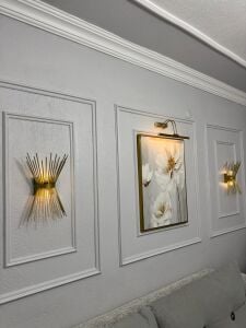 Kanvas Tuval Tablo Krem Pastel Çiçekler Kod: H51-K-1