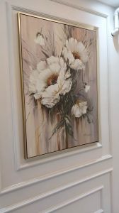 Kanvas Tuval Tablo Soft Çiçekler Kod: TLH73-K