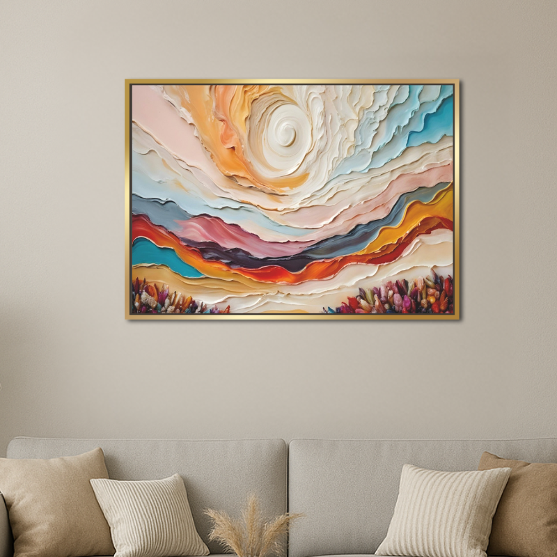 70x100cm Kanvas Tuval Tablo