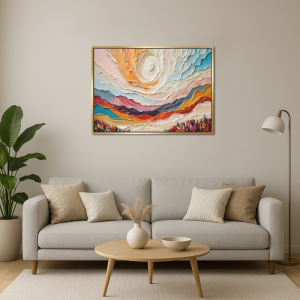 70x100cm Kanvas Tuval Tablo