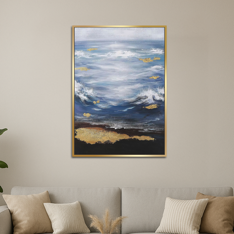 70x100cm Yağlı Boya Dokulu Kabartmalı Kanvas Tuval Tablo