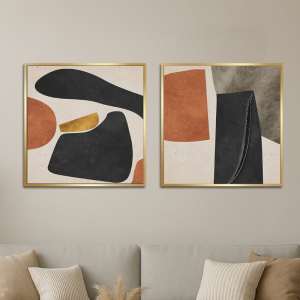 70x70cm İkili Kanvas Tuval Tablo