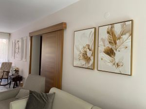 İkili Kanvas Tuval Tablo Soft Design Kod: DC0102-K